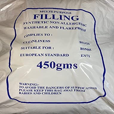 celloexpress Super Soft Toy Stuffing Fibre Filling (450g Multi-Purpose Stuffing, Pack of 1)