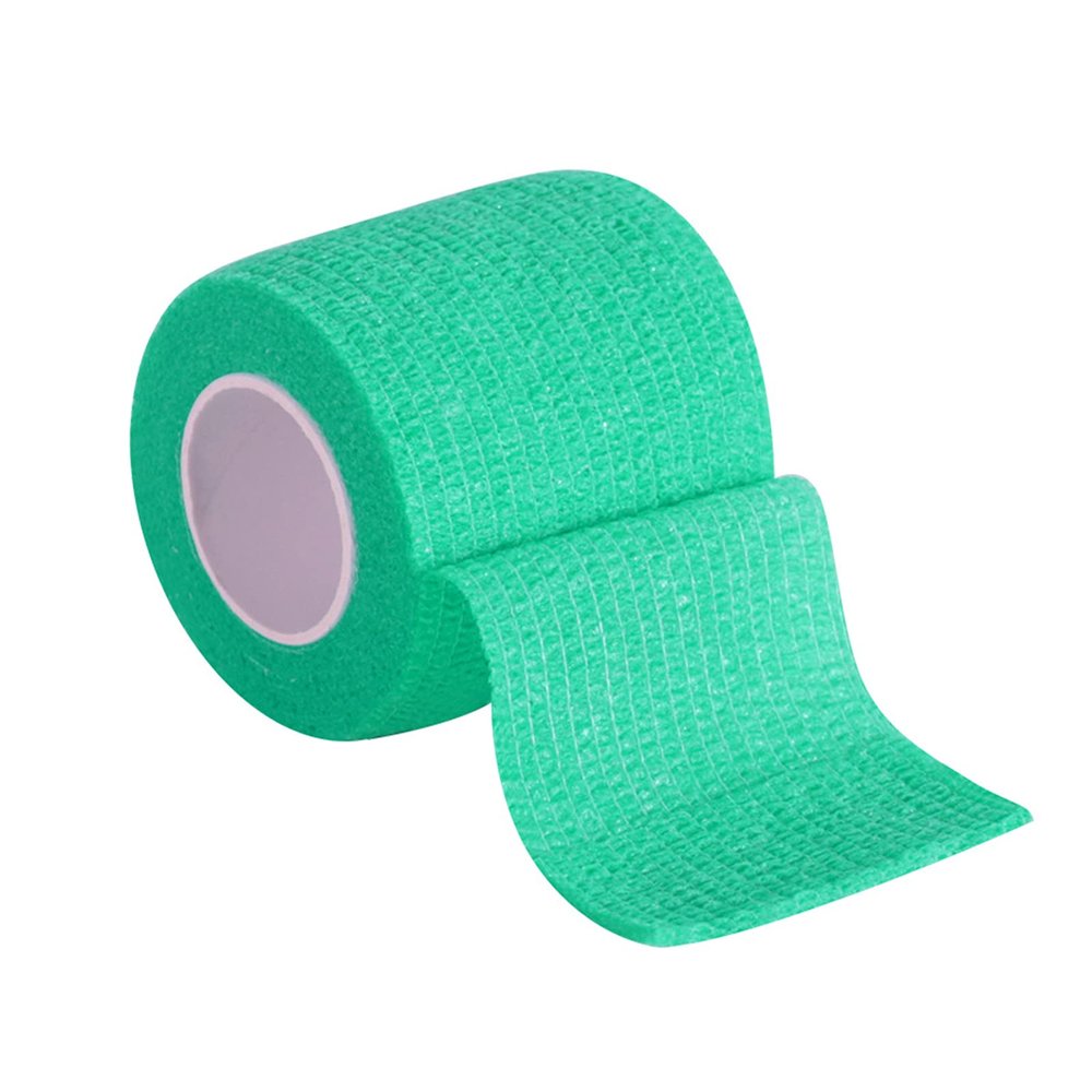 1 Rolls Kinesiology Tape, Original Elastic Therapeutic Athletic Tape, Pros Injury Recovery Pain Relief Water Resistant Sports Tape, Non-Woven Bandage for Stretch Athletic Wrist Ankle,Green