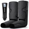 UMARMUNG Air Compression Leg Massager with Heat - Adjustable Calf & Foot Massager for Pain Relief, Circulation, Recovery - Massage boots for Athletes, Seniors, Nurses - Gifts for Mom, Dad, Men & Women view 1