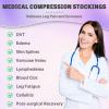 Ktinnead Thigh High Compression Stockings Footless 20-30mmHg for Men & Women view 4