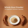 BTGIN The Root Original Korean Red Panax Ginseng Supplement - 100% Whole Fine Root Powder with Natural Fiber & Minerals - Caffeine Free Stamina, Wellness & Immunity Support - 60 Capsules view 3