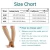 AIEOE Women Men Calf Socks Elastic Open Toe Socks Knee High Compression Socks with Zipper 2/3 Pairs view 3