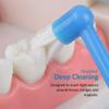 2-Pack Interspace Compact Soft Toothbrush - Single Tufted Gum Brush for Sensitive Gums & Deep Cleaning - Medium Gum Care - Precision Plaque Removal - Light Blue & Pink view 3