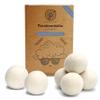 Small Planet AMZ Dryer Balls - high Density & Extremely Long Life - Sheep Wool from New Zealand - Sustainable Laundry Balls for Tumble Dryer  6 pcs Set view 1