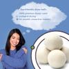 Small Planet AMZ Dryer Balls - high Density & Extremely Long Life - Sheep Wool from New Zealand - Sustainable Laundry Balls for Tumble Dryer  6 pcs Set view 2