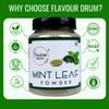 Flavour Drum Dehydrated Mint Leaf Powder Pure & Mint Powder Natural Ground Dry Mint Powder Extracted from Fresh Mint Leaves Vegetable Powder Seasoning Best for Cooking, Baking & More view 4