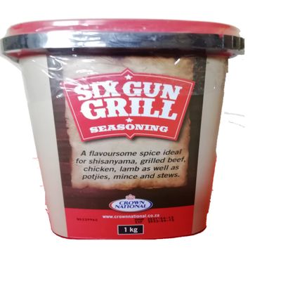 Crown National Six Gun Grill Tub, 1 kg (Pack of 1)