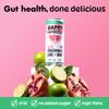 Happy Inside Pomegranate, Lime & Mint Still Fruit Drink | No Added Sugar | Gut Loving Fibre | Vitamin C | Vegan | (Pack of 12 x 250ml) view 2