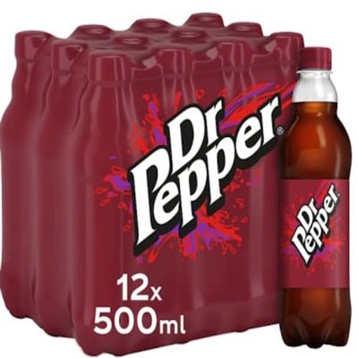 Dr Pepper PET Cola 500 ml (Pack of 12)