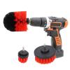 EVTSCAN Drill Brush Attachment, 3PCS Power Scrubber Brush Electric Drill Cleaning Kit for Bathroom Surfaces(Red) view 2