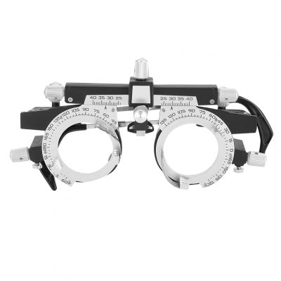 Glasses Optometry Frame, Professional Adjustable Optical Trial Lens Frame Optometry Optician Eyewear Eyeglasses Test Tool Pupil Distance 48-80mm for Visual Acuity Examination