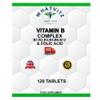 Vitamin B Complex 120 Tablets B1, B2, B3, B5, B6, B12, Biotin & Folic Acid view 1