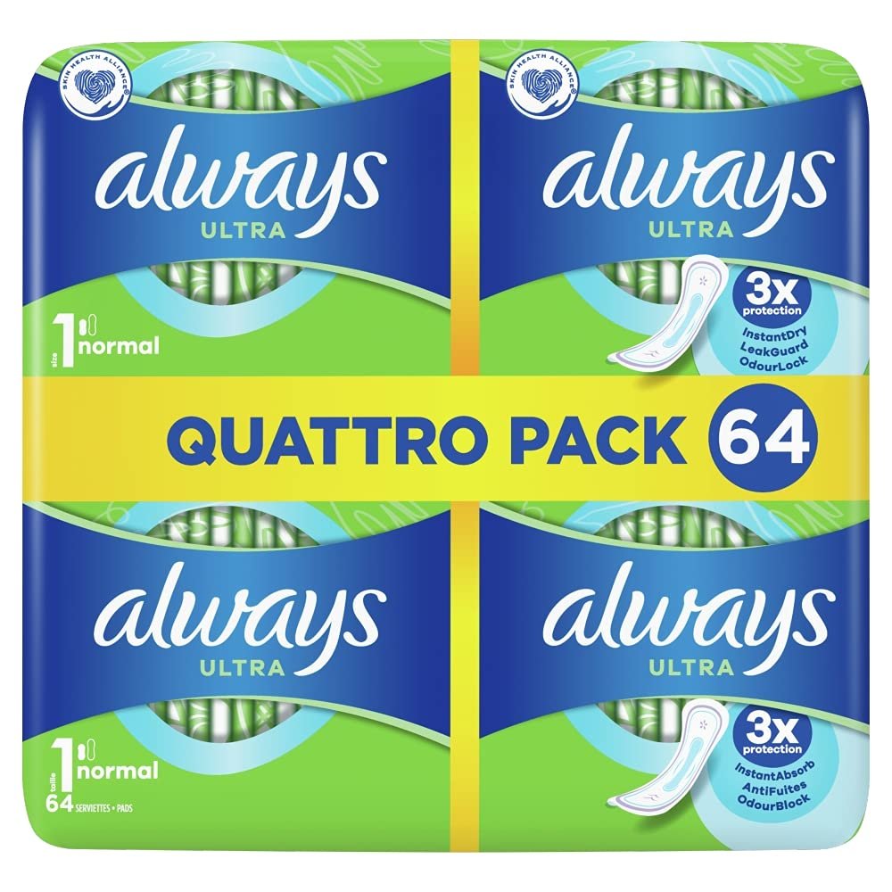 Always - 64x Sanitary Pads Ultra Normal Size 1-1 Piece