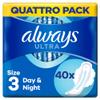 Always - 40x Sanitary Pads Ultra Secure Night Size 3-1 Piece view 1