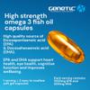 Omega 3 Fish Oils  2000mg with 1000mg EPA & 500mg DHA Per Serving - 100 High-Strength Capsules - 50 Servings - Guaranteed Free from pesticides - Manufactured in The UK view 4