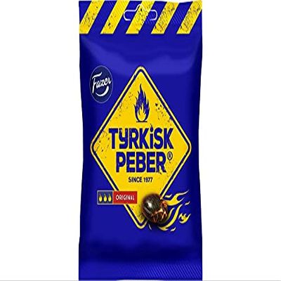 12 x 150g Fazer Tyrkisk Peber candy bags Finnish hard candy