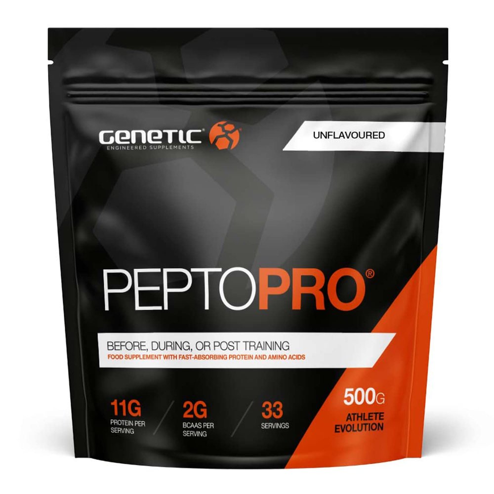 Genetic Supplements Hydrolysate Protein Powder  Casein Powder, Protein Isolate, Protein Shake, Pre-Workout Powder, Unflavoured, 500g, 33 Servings