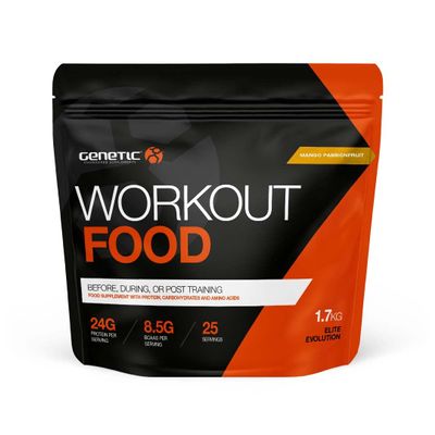 Intra Workout Powder - Genetic Supplements - Energy Powder - BCAA Amino Acids - Muscle Recovery - Vitamin Powder - Mango Passionfruit - 1.7kg