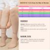 SEXYEYE Compression Stockings for Women Men, Ted Hose Thigh High Knee 15-20 mmHg Compression Socks with Silicone Non-Slip, Beige, S view 4