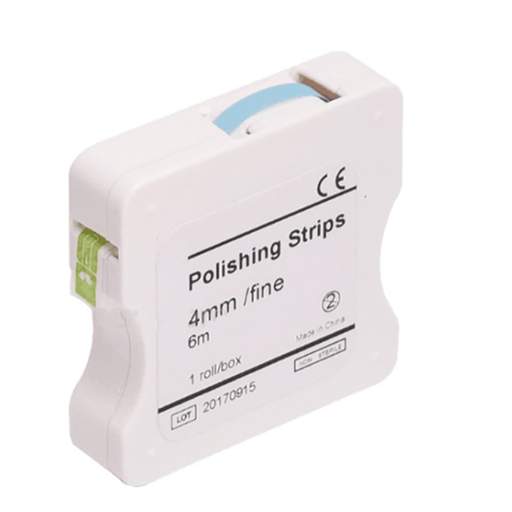Dental Polishing Strip, Teeth Abrasive Finishing Strip Sanding Grinding Deep Teeth Cleaning Tool Dental Care Whitening Teeth Surface Dentistry for Dentist 1PCS Blue