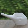 Ancient IMPEX Traveller's Ceramic Neti Pot with 5 Sachets Neti Salt | Natural Nasal Cleansing, Sinus Relief & Nasal Hygiene | Ayurvedic Portable Neti Pot view 3
