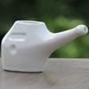 Ancient IMPEX Traveller's Ceramic Neti Pot with 5 Sachets Neti Salt | Natural Nasal Cleansing, Sinus Relief & Nasal Hygiene | Ayurvedic Portable Neti Pot view 4