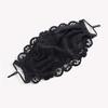 Geduochn 5PC Women Girls Lace Black_Mask With Flower Embroidery Adjustable Earloops Breathable 2 Layers For Beauty Skin Care view 4