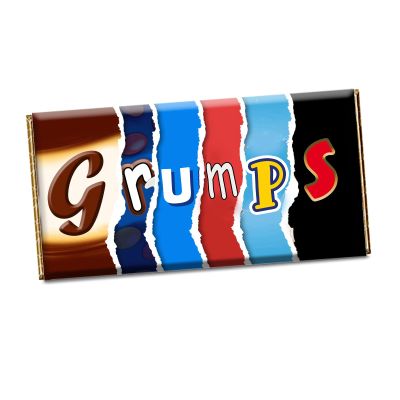 Rude Chocolate Bar Wrapper Novelty Joke Funny Gift Birthday Christmas Valentines CH-028-Y (with chocolate bar)