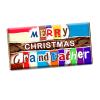 Merry Christmas Grandfather Xmas Chocolate Bar Wrapper Novelty Gift For Grandpa CH-416-N (without chocolate bar) view 1