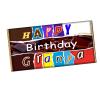 Happy Birthday Grandpa Chocolate Bar Wrapper Novelty Gift For Gram Popo Grandy CH-505-Y (with chocolate bar) view 1
