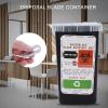 Blade Disposal Box, Durable Disposal Blade Container Shaving Blade Disposal Box for Beauty and Personal Care(black) view 2