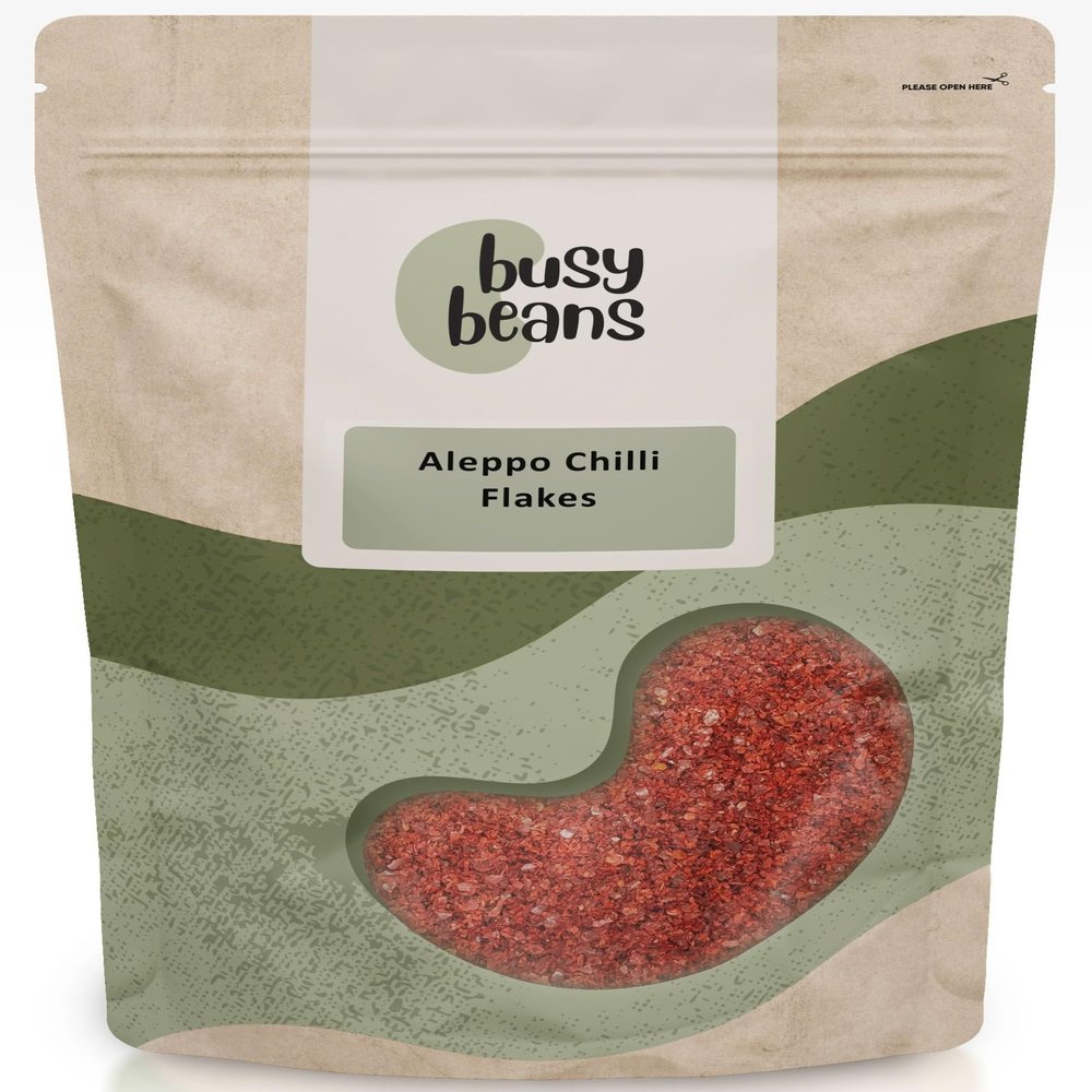 Aleppo Chilli Flakes, Aleppo Pepper (Pul Biber) by Busy Beans (500g)