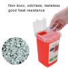 Blade Disposal Box, Durable Disposal Blade Container Shaving Blade Disposal Box for Beauty and Personal Care(red) view 4