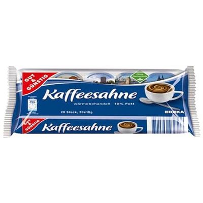 GUT & GNSTIG KAFFEESAHNE 10% 10 x 20 Pack 15 x 200 g