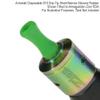 Armerah Baton 510 Drip Tip eCig Mouthpiece Short/Narrow Silicone 10 Pack Green view 4
