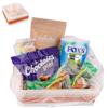 Jaiccha Ghasitaram Basket Hamper-Shaded Jute Potli with Rice Crispies, Caramel Toffees, Toffeess and Mawa Cakes |Gift for Diwali,Holi,Rakhi,Valentine,Christmas,Birthday,Anniversary,Her,Him| view 1