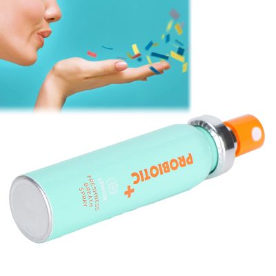 Probiotics Mouth Spray Bad Breath Freshener Oral Spray for Breath Freshening Lemon