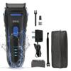 Wahl Clean and Close, Mens Shaver, Electric Shavers for Men, Beard Shaving, Face Shaver, Flex Foil, Waterproof, Easy Clean, Rubber Grip, LED Power Display, Black and Blue view 1