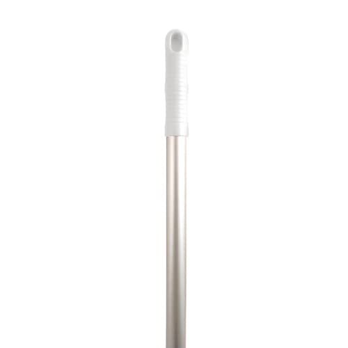 10X Heavy White Broom Handle 120cm White P03329 + FREE FINCHLEY REFILL PEN