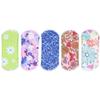5 Pcs Reusable Menstrual Pad Ultra Absorbent Cotton Cloth Pads for Period Waterproof Bamboo Charcoal Fiber Cloth Washable Cotton Sanitary Pads for Women Sanitary Pad(H1-H5) view 1