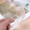 DFGGE Breast Prosthesis Mastectomy Self Adhesive Silicone Fake Boobs Forms Transparent Triangle Shape Breast Pads Inserts Bikini Swimsuit Pads One Pair,EE~cup1000g/pair view 2