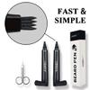 Beard Pen, Beard Pencil Filler for Men, Long-Lasting Coverage Natural Finish Beard, Enhance Facial Hair & Beard Colour, Waterproof, 2PCS (BROWN) view 2