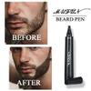 Beard Pen, Beard Pencil Filler for Men, Long-Lasting Coverage Natural Finish Beard, Enhance Facial Hair & Beard Colour, Waterproof, 2PCS (BROWN) view 4