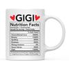 Funny. Ceramic Coffee Tea Mug Thank You Gift, Grampy Nutritional Facts, 1-Pack, Novelty Gag Birthday Christmas Gift Ideas view 1