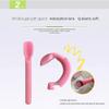 WINBST Contact lens case, soft contact lens inserter remover tool kit with tweezers Soft silicone spoon and storage box for travel and at home view 4