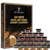 Herbs and Spices Advent Calendar 2025 | 24 Spice Jars for Cooking | Food Advent Calendar for Chefs | Unique Adult Gift for Men & Women | The Ultimate Foodie Gift Set | Perfect for Home Chefs view 1