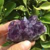 100g Natural purple quartz crystal Amethyst quartz crystal cluster bulk view 1