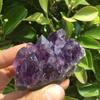 100g Natural purple quartz crystal Amethyst quartz crystal cluster bulk view 3
