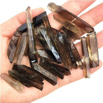 100g Natural Smoky Lemurian Quartz Crystal Stone Rough Rocks Specimen Mineral Natural Quartz Crystals