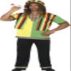 Adult Jamaican Costume Chest size LARGE view 1